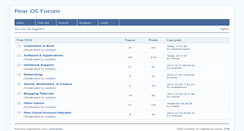 Desktop Screenshot of pearlinux.org