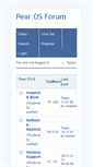 Mobile Screenshot of pearlinux.org